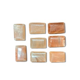 Skincare Sunday Pure Himalayan Salt Massage Stones - Trace of 84 Minerals | Mody Massage & Exfoliation | Detoxifies Body | for Professional or Home Spa (8, Imperial Shaped)