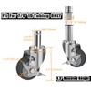 RILIDRI 3-Inch Caster for Wire Shelving Racks, Heavy Duty Scaffolding