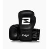 Exigo Contender Leather Sparring Boxing Gloves (Black, 16oz)