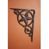 Set of 4 Lone Star Shelf Brackets Heavy Cast Iron