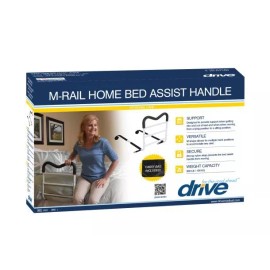 Drive M-Rail Home Bed Assist Handle - for Adults, Seniors, Elderly & Handicap -...