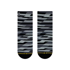 MERGE4 Trekker Quarter Crew Blue Unisex Quarter Sock (Large, l)