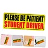 GRIRIW Magnetic Student Drivers Sign 10 Pcs Car Magnets Reflective