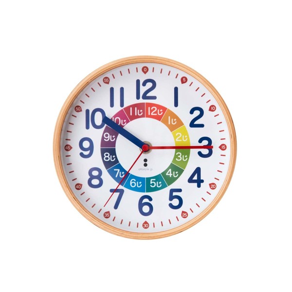 RiZKiZ Educational Clock, Hanging Stand, 2 Way, Convenient for Practice