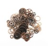 Yueton 100 Gram (Approx 70pcs) Assorted Antique Steampunk Gears Charms