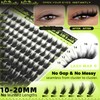 Lash Clusters with Spikes Manga Eyelash Clusters Wispy Anime Lash