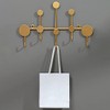 Tongdejing Wall Mounted Coat Hooks, Wall Mounted Cloakroom Nordic Style