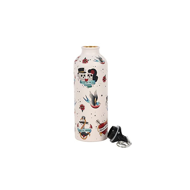 Something Different TT_28322 Water Bottle | Metal | Tattoo Design
