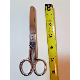 Gingher Scissors 6 Inch Rounded Pocket Shears Italy Blunt Tip Sewing Stainless