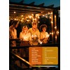 Brightown Outdoor String Lights, 50FT 25 G40 Bulbs Shatterproof Patio