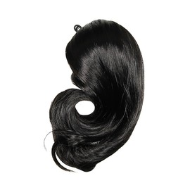 I&K® Flirt 11" Hair Piece Reversible Ponytail Short Sleek Soft Wavy Natural Colours (Black Expresso R1)