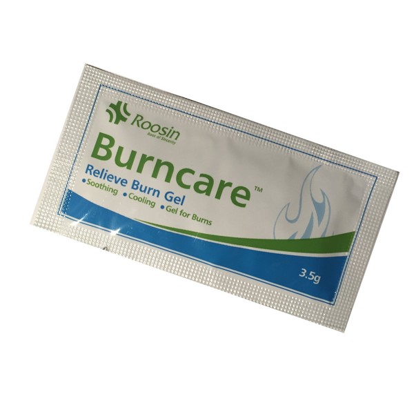 50 BURNCARE EMERGENCY FIRST AID BURN CARE SCALDS COOLING SOOTHING GEL SACHETS...