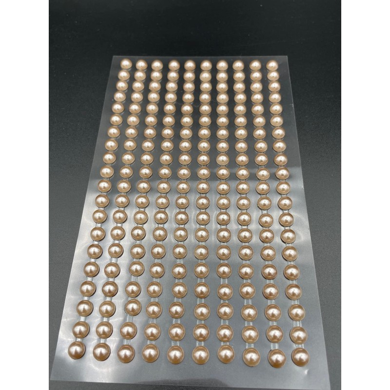 Syntego Pearl Stickers for Crafts - 200 Self Adhesive 6mm