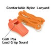Hipat Emergency Whistle, Super Loud Safety Whistle with Lanyard, Ideal