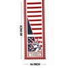 Folkulture Fourth of July Table Runner 90 Inches Long for