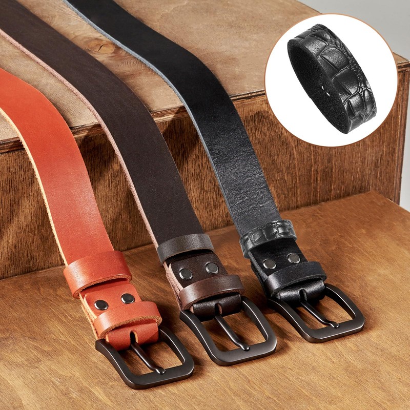 M METERXITY 2-Pack Leather Loop Keeper Accessories, 1.5 Inch/ 3.8