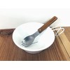 BLUE CAMP Folding Spoke SILVER FOLDING SPORK Stainless Steel Spork