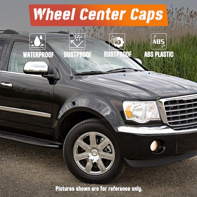 4PCS Wheel Center Caps 183MM 7.19Inch Center Caps for 2007-2009