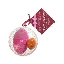 Real Techniques Miracle 2-In-1 Powder Puff + Mini Miracle Concealer Puff 2 Piece Set