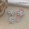 10pcs Butterfly Nail Charms Gems 3D Alloy Shiny Butterfly Charms
