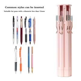 IMIUUC 6-pen correction with pen box set, extremely easy to carry and press pen multifunctional student stationery supplies, gift for men and women, school office supplies for classmates and teachers
