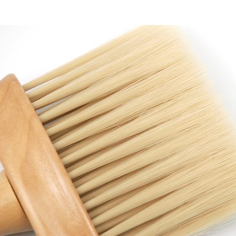 Hair Cutting Brush Professional Hairdressing/Barber Wooden Neck Brush - Soft