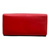 Golunski Ladies Soft Leather RFID Compact Trifold Purse - Red