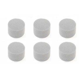 PACK OF 6 Dry Floral Foam Cylinder Round For Artificial Flowers Sweet Hampers Florist Craft Art Floristry Wedding Funeral Cemetery Grave Displays Dry Floral Foam Cylinders Round (6)