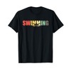 Retro Swimming swimmer - Vintage Swimmer Swimming T-Shirt