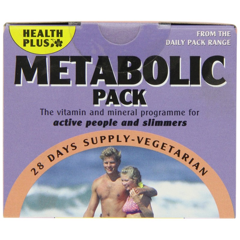 Health Plus Metabolic Pack Energy and Slimmers Daily Supplement -