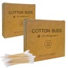 GAJU Bamboo Cotton Swabs, Eco Cotton Swabs, 200 Pieces, Bamboo