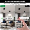 FNOESTY Flush Mount Ceiling Light Fixtures, 20W 4000K Dimmable Cylinder
