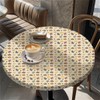 Outdoor Round Tablecloth with Elastic Band, Diameter 90 cm, Elastic
