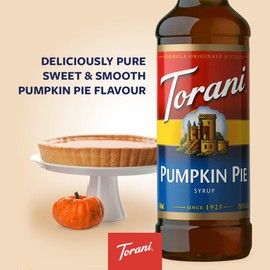 Coffee Syrup, Pumpkin Pie Flavored Syrup for Drinks, 25.4 Fl Oz