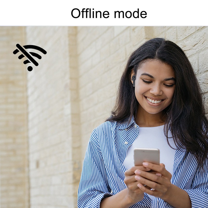 B32 Smart Translator Earbud Binaural Simultaneous Translator Multi Language Interpretation