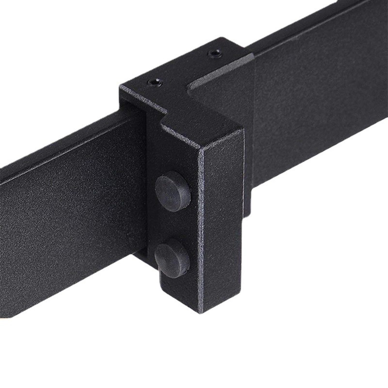 Joyangy Barn Door Roller Stopper Hardware, 2PCS 41×7mm/1.61"×0.28"(L×W) Flat Track