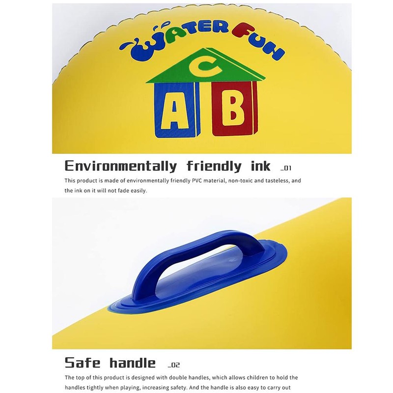 Inflatable Surfboard with Handle for Kids Adults Inflatable Floating Bed