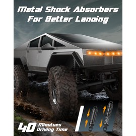 DARME 1/18 RC Cars for Adults & Boys,4WD Off-Road Two Speed RC Crawler for Sand Rock,4X4 Waterproof Electric Remote Control Car,2.4GHz Remote Control,All Terrain RC Truck,Colorful LED Lights