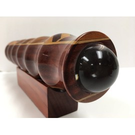 N & J Kaleidoscope Teleidoscope in Padauk, 9 Inch Barrel, Inlaid Hardwoods Padauk, Ebony and Jalneem. Heirloom SHOWPIECE ! Handcrafted in U S A !