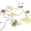 Crafty Capers Gisela Graham 1.2m Wooden Bee & Buttercup Flower
