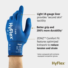 ANSELL HYFLEX 11-818 GLOVE SZ 09 (L)