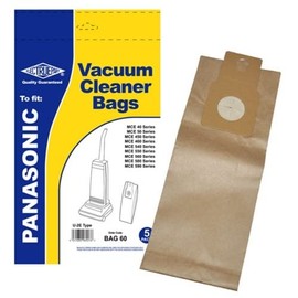 Electruepart BAG60 Panasonic U20E Vacuum Dust Bags (Pack of 5)