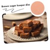KICHOUSE 4pcs Terracotta Softener Discs Reusable Storage for Food Containers