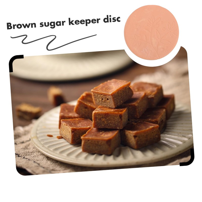 KICHOUSE 4pcs Terracotta Softener Discs Reusable Storage for Food Containers