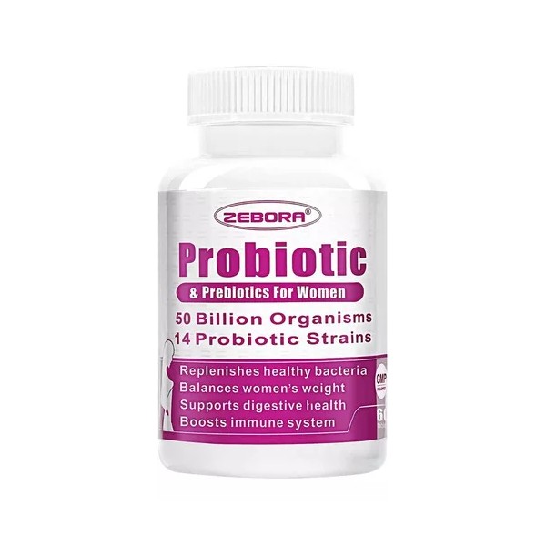 Zebora Probioticos Mujer Salud Intestinal Vaginal 60 Caps Eg P31 Sabor Nd
