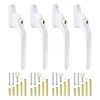 4Pcs Window Handles for UPVC Windows with 20Pcs Multi-Spindle and