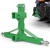 Green 3 Point Hitch Receiver with Dual 2” Receiver, 3
