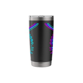 Retro Isopods Bug Vaporwave Stainless Steel Insulated Tumbler