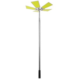 TREATLIFE HOME Illuminate Your Outdoor Adventures with Portable Telescopic Camping Light, 15000lm Brightness, Adjustable Height 47.2 to 185 Inches, Black