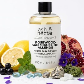 Esencia ambiental aroma Rosewood San Miguel de Allende para difusores profesionales y aromaterapia de alta concentración, 250 ml, aroma inspirado en d